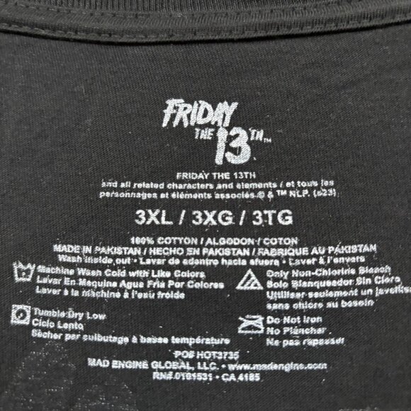 Friday the 13th Jason Voorhees Horror T-Shirt Size 3XL - Picture 4 of 5
